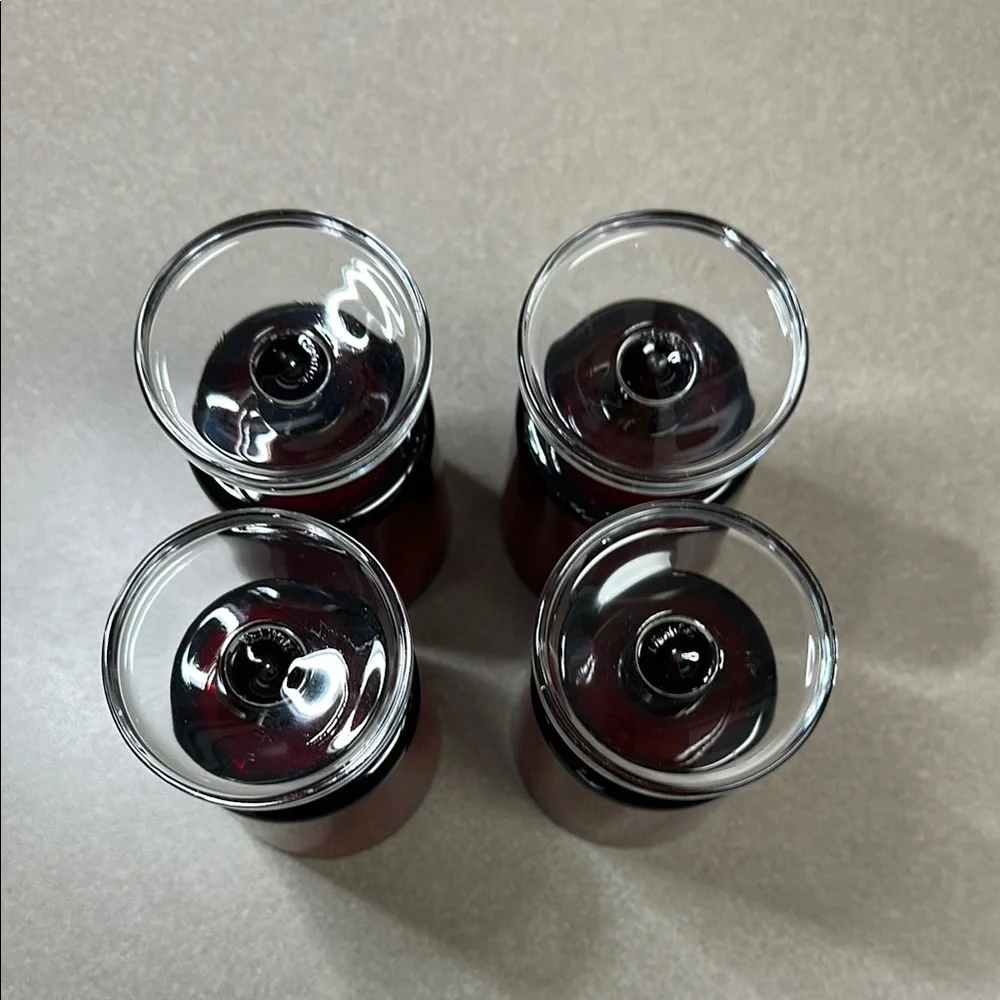 Crimson Glass Goblet Set